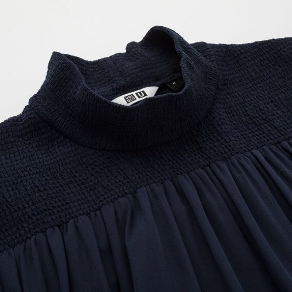 Uniqlo x Christophe Lemaire Mock Neck Dress BLACK - Picture 3 of 4